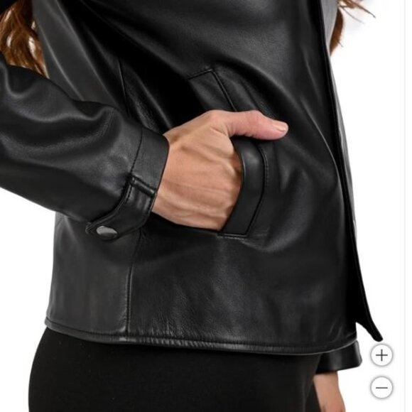 Frye Women's Leather Jacket NEW - Picture 6 of 6